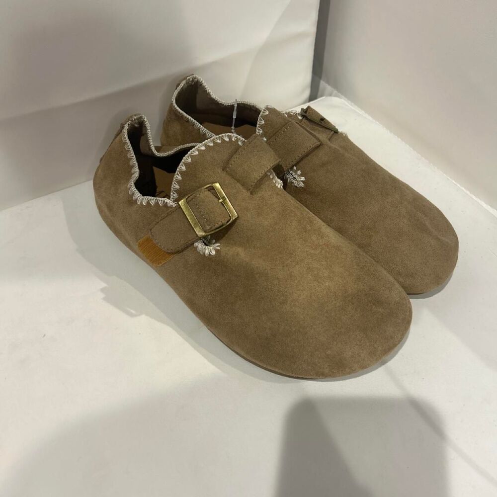 Fme-apparel Women's Tan and Brown Clogs